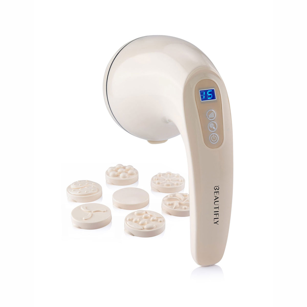 B-Skinn Body Elektrisch Cellulite Massagegerät mit 8 austauschbaren Zubehör