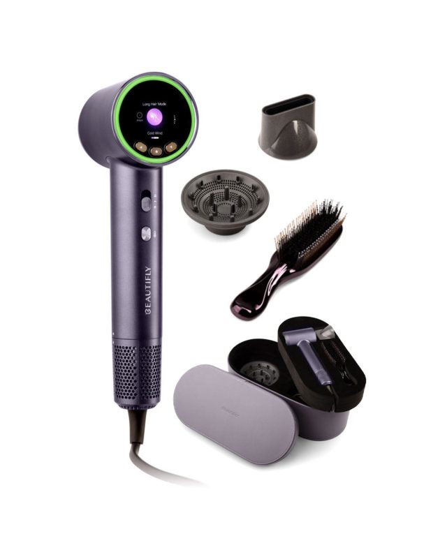 Beautifly Touch Flow Sense Hair Ionen Haartrockner, Föhn mit diffusor, Haarföhn